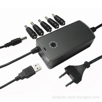 40W Netbook Charger AC Adapter with Knob to Adjust Voltage from 9.5 to 19V